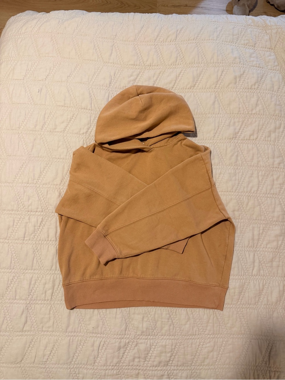 a new day Women's Crewneck Hoodie Sweater in Caramel Tan